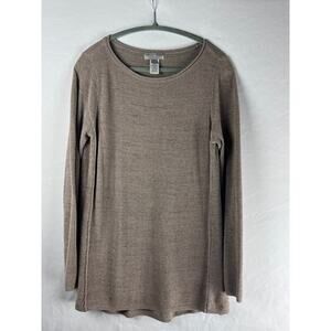 Barefoot Dreams CozyChic Women's Long Sleeve Sweater Gray XS